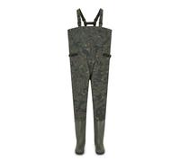 Trakker N2 Camo Wader Size 7-8 | Lightweight, Durable and Quick Drying | Soft Compound Sole for Comfort | Great Grip and Stability | Adjustable Braces and Waist | Internal Pocket | Dry Bag | 218101