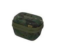 Trakker NXC Camo Hardcase Small | Protective Case for Valuable Carp Fishing Accessories and Electronics | Superior Impact Resistant Rigid Shell | Wipe Clean Lining | Zipped Mesh Pockets | Code 205287