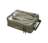 Trakker NXG Bitz Pouch Large | Clear PVC Lid | Stores Carp Fishing Terminal Tackle and Accessories | Internal Dividers | Dual Heavy Duty Zips | 25cm (L) x 21cm (W) x 7cm (H) | Code 204275