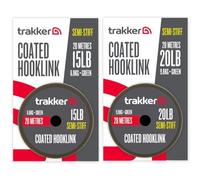 Trakker Semi Stiff Coated Hooklink Braid: 15lb