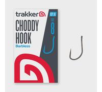 Trakker Sniper Choddy Barbless Hook Size 8 - Silver, Silver