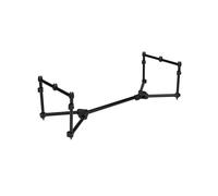 Trakker Rod Pod T1 3-Rod – Black, Compact Metal for Outdoor Fishing