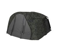 Trakker Tempest RS 100 Social Cap Camo | Creates a 1.2m Porch Area on RS 100 Shelter | 155cm(H) x 270cm(W) x 120cm(D) | Breathable | Superior Water Repellency | Black Out Pigment | Code 200526