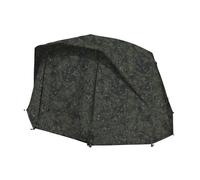 Trakker Tempest RS150 Overwrap Camo Aquatexx | Carp Bivvy Twin Skin | Dual Layer Enhances Insulation and Reduces Condensation | Rollback Sides | 2 Rod Straps | Clear Window | Guttering | Code 200544