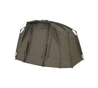 Trakker Tempest RS Brolly System | Fast Set-Up Carp Fishing Shelter | Hinge Block and Rapid Knuckle System for Ease and Speed | 6x Adaptive Ventilation Vents | 4x Pockets | Hanging Loop | Code 200700