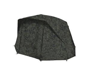 Trakker Tempest RS150 Overwrap Camo Aquatexx | Carp Bivvy Twin Skin | Dual Layer Enhances Insulation and Reduces Condensation | Rollback Sides | 2 Rod Straps | Clear Window | Guttering | Code 200544