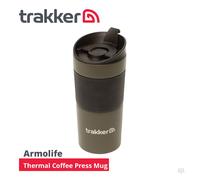 TrakkerArmolife Thermal Coffee Press Mug - Carp Barbel Pike Coarse Sea Fishing