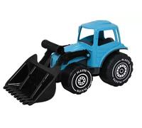 Traktor z ładowaczem 32 cm, kolor turkusowy PLASTO Tactic
