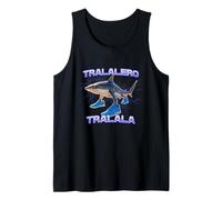 Tralalero Tralala Bootleg Brainrot Italian Brainrot Meme Tank Top