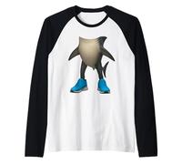Tralalero Tralala Funny Italian Brainrot Halloween Costume Raglan Baseball Tee
