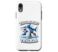 Tralalero Tralala Funny Running Shark Cartoon Case for iPhone XR