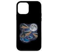 Tralalero Tralala Italian Brainrot 3 Howling Moon Funny Meme Case for iPhone 12 mini