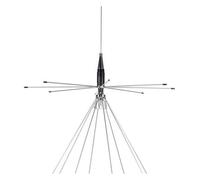 Tram 1411 300-Watt/200 Watt Broad-Band Scanner 25 MHz to 1,300 MHz Super Discone Stainless Steel Base Antenna with Added CB Transmit Bands