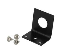 Tram Browning L-Bracket 1255-B 3/4 Hole Stainless Steel Black NMO 3/4 Hole Mount L Bracket Mobile Antennas for NMO Mount Cable Mobile Antennas Car Truck Hood Install