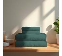 TRAMAS+ Set of 6 Premium Towels 700 g, 100% Cotton, 4 Towels 50 x 100 cm and 2 Bath Towels 70 x 140 cm, Extra Soft, Quick Drying and Highly Absorbent - French Green