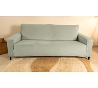 TRAMAS+ Stretch 2 Seater Sofa Cover (145-178 cm) - Elastic Sofa Cover in Sage Green Non-Slip Full Protection for Armrest Sofa - Verde seco
