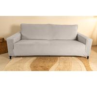 TRAMAS+ Stretch 2 Seater Sofa Cover (145-178 cm) - Elastic Sofa Cover in Sage Green Non-Slip Full Protection for Armrests Sofa - Gris Claro