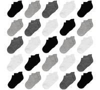 TRAMLE Baby Boy Ankle Socks,25 Pairs toddler breathable cosy socks for boy or girls (10-14 Years Old) baby socks