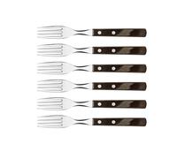Tramontina 29899/157 6 Pieces Forks Set, Stainless Steel, Multi Colour, 30 x 30 x 30 cm