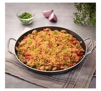 Tramontina 34Cm Non-Stick Paella Pan Starflon Max Coating Inside & Out, Pfoa Free, Oven Safe 348C, Dishwasher Safe