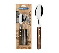 Tramontina 6 Piece Wooden Handle Table Spoons Set