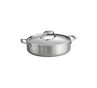 Tramontina Covered Braiser 6 QT - Tri-Ply Clad SS - SEA Gourmet