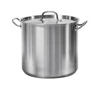 Tramontina 80117/581DS Pro-Line Stainless Steel 24-qt CVd Stock Pot, NSF-Certified Covered