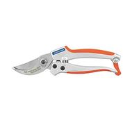 Tramontina Bypass Pruning Shears 20cm with Carbon Steel Blades, Ergonomic Rubber Grip Handles, Safety Lock & Shock Absorber, Heavy Duty Garden Secateurs for Branches & Shrubs (20mm Cut Capacity)