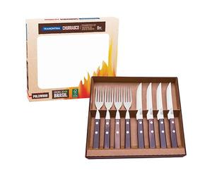 Tramontina Churrasco 8 Piece BBQ Steak Knife & Fork Set
