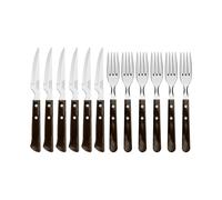Tramontina Churrasco Steak Knives 12 pieces Brown-shiny
