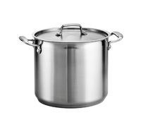 Tramontina Covered Stock Pot Gourmet Stainless Steel 12-Quart, 80120/000DS