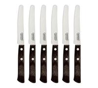 Tramontina Dishwasher-Safe 6 Pcs. Tomato/Table Knife Set - 11.5 cm Blade