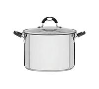 Tramontina Duo Silicone Pot Set (Pasta Pot 24 cm 7.8 L), Silver, Black