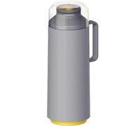 Tramontina Exata 1L Thermal Flask w/ Cup Lid Grey 61637/105 Tea Coffee Drink