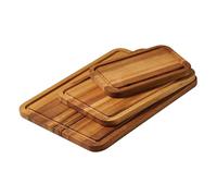 Tramontina FSC Certified Brazilian Tigerwood Cutting and Serving Board Set - 3 Pack (15" x 11", 12" x 8", 9" x 6"), 81000/050DS