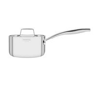 Tramontina Grano Saucepan 18 cm, 18/10 Stainless Steel, Rust-Proof with Lid, Suitable for Induction Cookers, Oven Safe up to 260 °C, Dishwasher Safe, Saucepan, Three-Layer Base, Energy-Efficient