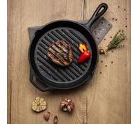 Tramontina Griddle Pan 26cm (1.65l) Pre-Seasoned Cast Iron