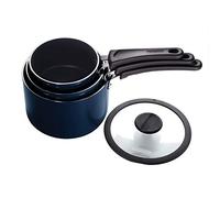 Tramontina Nesting 6 Pc Nonstick Cookware Set - Naval | Stackable Kitchen Nonstick Cookware Set, Dishwasher and Oven Safe