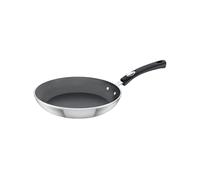 Tramontina Non-Stick Frying Pan with Silicone Handle for Induction, Electric, Gas and Ceramic Glass Hobs, Cookware, Kitchen, 24 cm, 1.6 Litre, 20888024, Dark Grey