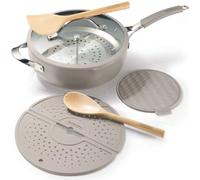 Tramontina Pan Set All-in-One Plus 31700/167 30cm Beige Pan Set 4.7Litre Pan