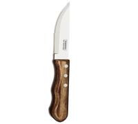 Tramontina Polywood Dark Brown Wooden Handle Steak Knife 22cm (1 x 12)