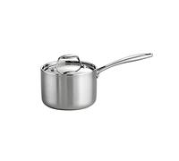 Tramontina 3-ply clad Stainless Steel Sauce pan with lid, Induction Safe, Dishwasher Safe, NSF Certified, Made in Brazil