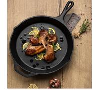 Tramontina Skillet Pan 30cm (3.1l) Pre-Seasoned Cast Iron Skillet Pan Rustic