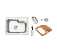 Tramontina Stainless Steel Inset Sink with Accessories 55 x 42cm