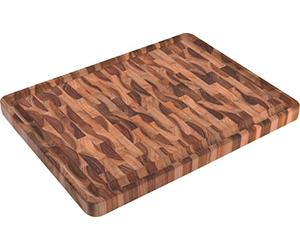Tramontina Teak End Wood Solid Chopping Board 45 x 34 x 3 cm