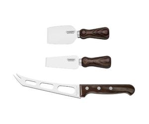Tramontina - Tramontina Cheese Knife Set 3-pack - Brown