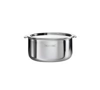 Tramontina Utsava 1.75L Small Patila Pan for Indian Cooking with Lid Stainless Steel Triple Layer Plated Stainless Steel