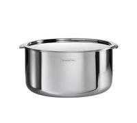 Tramontina Utsava 5.75-Quart Tri-Ply Clad Stainless Steel Tope with Lid, Patila Pot for Indian Cooking