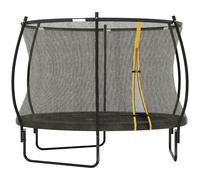 SPORTNOW 8ft/10ft Outdoor Trampoline ASTM Certified with Spring Cover | Garden Trampoline Rebounder Jumping Mat, Safety Enclosure Net
