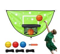 Trampoline Basket,Children's Rimgunga Dunk Set - Large Trampoline Basketball Set,For Playground, Garden, Outdoor Indoor Park Party